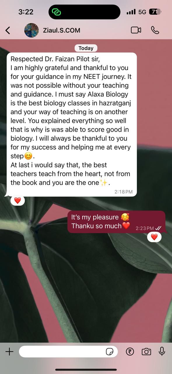 Student Testimonial